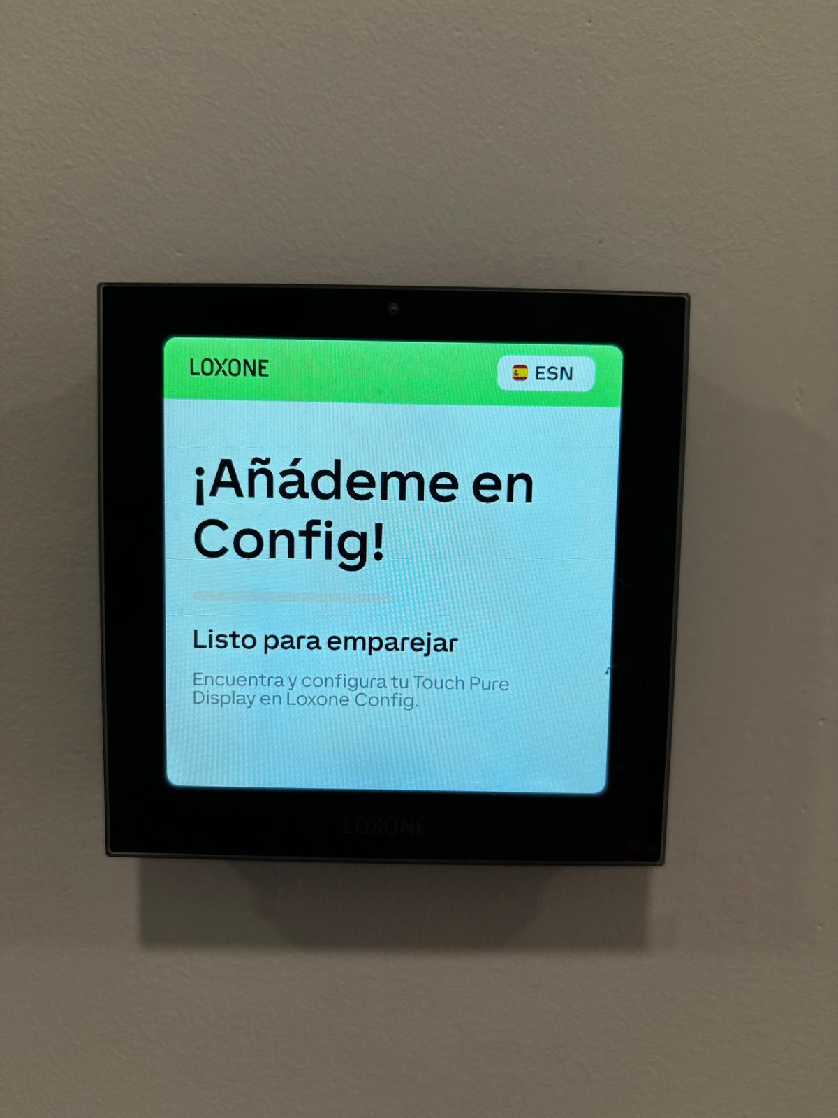 Sistema de domótica del apartamento